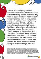 Anthony Seldon quote - children, schools, learning