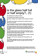 is the glass half full or half empty quotes 1