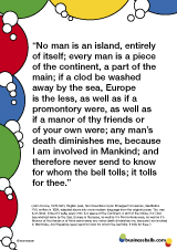 For whom the bell tolls quote