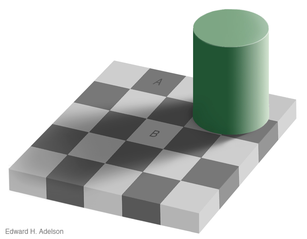 shadow optical illusion