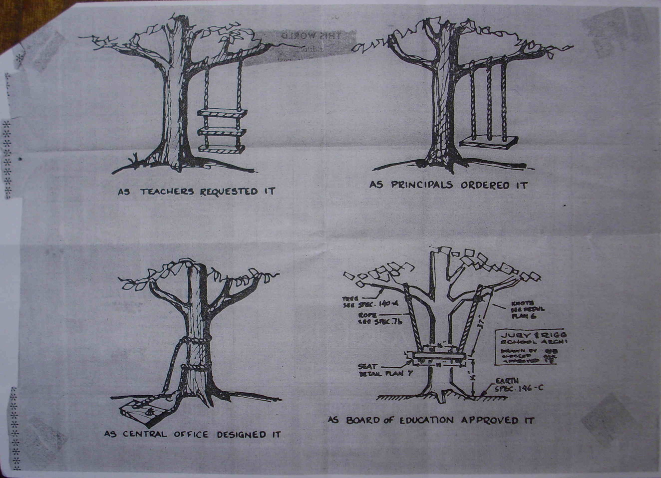 tree swing cartoons san francisco examiner